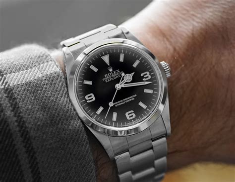 rolex explorer 14270 patina|rolex explorer review.